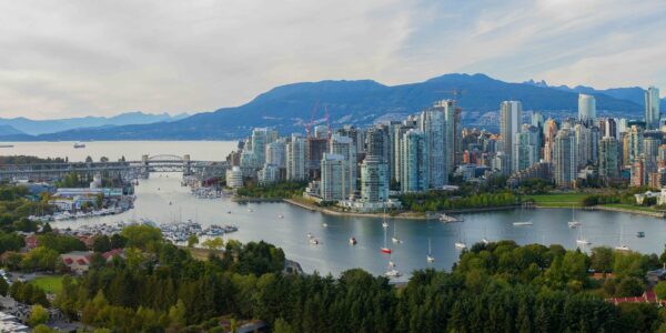 15 Best Things to Do in Vancouver BC - Aerial View of Stanley Park and Downtown