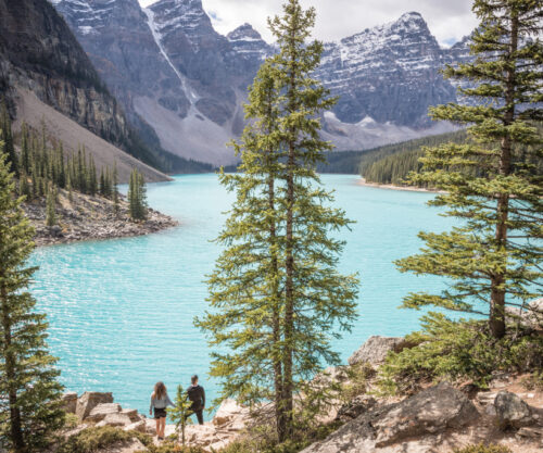 Explore the incredible Moraine Lake in the Valley of the Ten Peaks