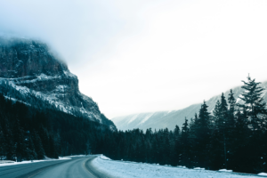 Revelstoke Mountain tops covered in a layer of snow (thanks, Ali Kazal!)