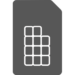 Icon of a SIM card