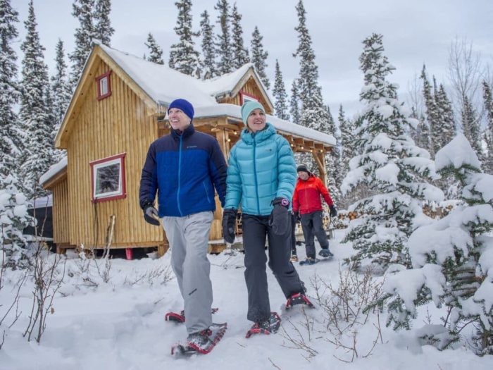 Snowshoeing in the Annie Lake area.
